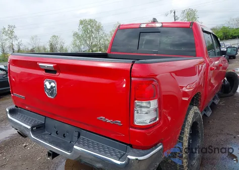 2019 Ram 1500 Big Horn/Lone Star 4X4 5'7 Box из США, поврежденный, VIN 1C6SRFFT1KN650004